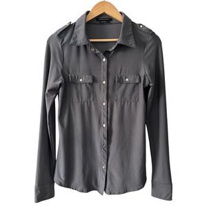 BCBGMaxAzria Gray Top Women's